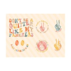 Don't Be A Quitter Like My Pancreas Svg, Lazy Pancreas Club Svg, Funny Insulin Svg, T1D Svg, Gift for Diabetes Svg, Type 1 Diabetes Shirt