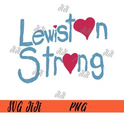 Lewiston Strong PNG,Lewiston Strong Heart PNG