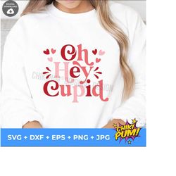 Oh hey cupid retro SVG, Retro Valentines day svg, funny valentine svg, Sassy Valentine tshirt png