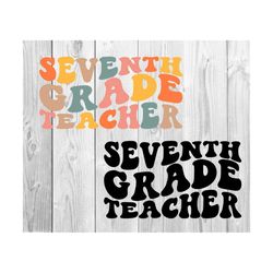 Seventh Grade Teacher Svg, Back to School Svg, Teacher Gift Svg, Teacher T-Shirt Svg, Teach Love Inspire Svg, Educator Svg, Teacher Svg