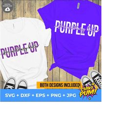 Purple Up for Military kids svg, Month of the Military Child SVG, PNG, DXF, Eps, Jpg