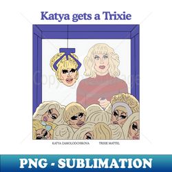 Surprise Doll - Decorative Sublimation PNG File - Enhance Your Apparel with Stunning Detail