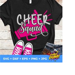 Cheer Squad Girls svg, Sports SVG, Fan Team SVG, SVG file for Cricut