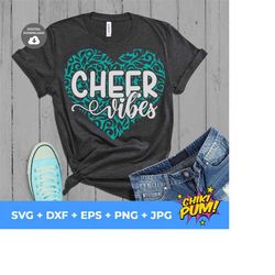 Cheer Vibes svg, Sports SVG, Love Cheer SVG, SVG file for Cricut
