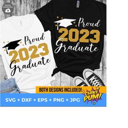 Proud 2023 Graduate SVG, Graduation 2023 SVG, Senior 2023 SVG, Proud Graduate cut files, Instant Download