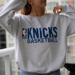 Knicks Sweater Basketball Basketball Crewneck Rachel Green Friends Inspo Pullover
