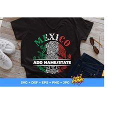 Mexico SVG, Mexico Coat of Arms SVG, Eagle svg, Mexico Stacked Svg, Mexico Flag Svg, Mexican Seal, Add name or state Png, Eps, Dxf, Jpg, Svg