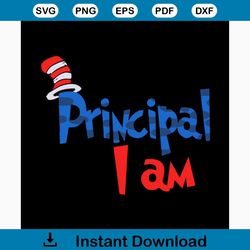 Principal I Am Svg, Dr Seuss Svg, The Cat In The Hat Svg, Dr. Seuss Svg, Thing One Svg, Thing Two Svg, Fish One Svg, Fis