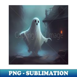 Spooky Ghost 06 - Special Edition Sublimation PNG File - Perfect for Creative Projects