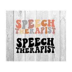 Speech Therapist Svg, Speech Pathologist Svg, Speech Therapist T-Shirt Svg, Speech Therapy Svg, Therapy Svg, Wavy Stacked Svg For
