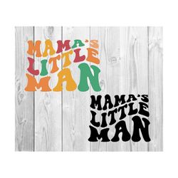 Mama's Little Man Svg, Baby Shower Svg, Baby Clothes Svg, Mom and Baby Shirt Svg, Wavy Stacked Svg Team Boy Svg, Baby Boy Svg, For