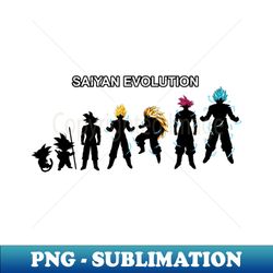 Super Saiyan Evolution Anime Manga For Anime DBZ Lovers - Professional Sublimation Digital Download - Instantly Transform Your Sublimation Projects