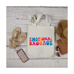 Emotional Baggage SVG, Motivational Svg, Funny Svg, Mom Svg, Strong Women Svg, Women T-Shirt Svg, Wavy Stacked Svg