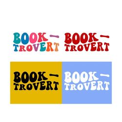 Booktrovert Svg, Book Lover Svg, Book Worm Svg, Teacher Svg, Book Lover T-Shirt Svg, Read Svg, Bibliophile Svg, Wavy Stacked Svg