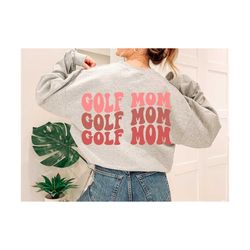 Golf Mom Svg, Golf Vibes Svg, Golf Lover Svg, Golf Fan Svg, Golf Svg, Sport T-Shirt Svg, Love Sport Svg, Wavy Stacked Svg