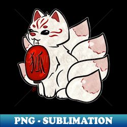 Kawaii Kitsune - Premium PNG Sublimation File - Spice Up Your Sublimation Projects