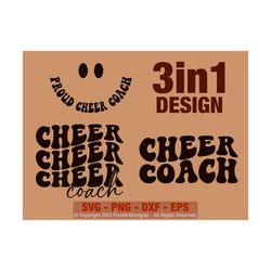 Cheer Coach SVG, Cheer Mom Svg, Cheer Fan Svg, Cheer Vibes, Cheer Mom Shirt Svg, Sports Svg, Cheer Svg, Wavy Stacked Svg