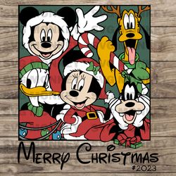 Merry Christmas 2023 SVG, Christmas Mouse And Friends, Christmas Squad Png, Christmas Friends  SVG EPS DXF PNG