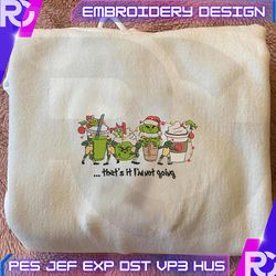 Christmas Embroidery Designs, Thats It Im Not Going Designs, Christmas Coffee Embroidery Designs, Est 1957 Embroidery Files