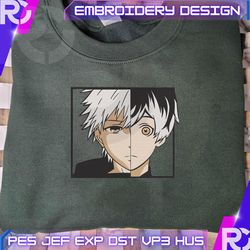 Anime Hero Embroidery, Anime Hero Embroidery Designs, Embroidery Patterns, Machine Embroidery Files, Pes, Dst, Jef, Instant Download