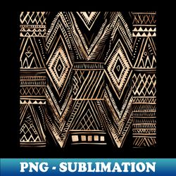mudcloth abstract african pattern black - high-resolution png sublimation file - bring your designs to life