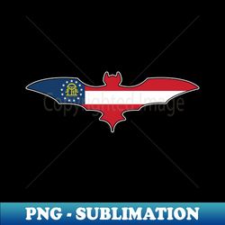 Georgia Bat Flag - Exclusive PNG Sublimation Download - Perfect for Personalization