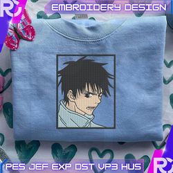 Hero Embroidery, Instant Download, Sorcerer Embroidery, Embroidery Designs, Format exp, dst, jef, pes, Anime Embroidery Files, Anime Embroidery,
