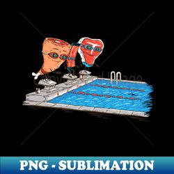 Swim Meat - Aesthetic Sublimation Digital File - Defying the Norms