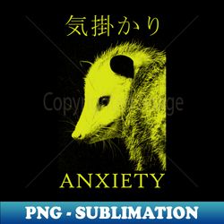 Anxiety Opossum - Decorative Sublimation PNG File - Unlock Vibrant Sublimation Designs