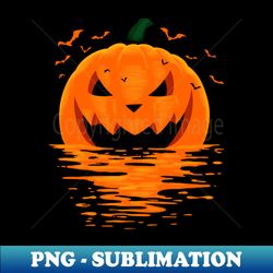 Spooky Sunset For Halloween Season - PNG Transparent Digital Download File for Sublimation - Enhance Your Apparel with Stunning Detail