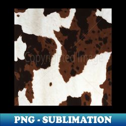 Cow Hide Animal Print Tan and Black Western Pattern - Trendy Sublimation Digital Download - Stunning Sublimation Graphics