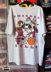 Vintage 90s Charlotte Hornets Looney Tunes Shirt , 90s Bootleg, T-Shirt Retro Style Sweatshirt Crewneck, fan gift, Charl