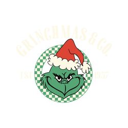 Grinchmas And Co Funny Grinch Face SVG For Cricut Files