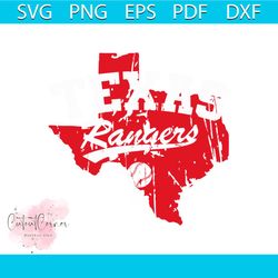 Vintage Texas Rangers Bsseball MLB 2023 SVG Download