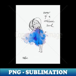 Restless soul - High-Resolution PNG Sublimation File - Enhance Your Apparel with Stunning Detail