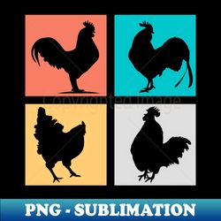 Chicken - Artistic Sublimation Digital File - Fashionable and Fearless