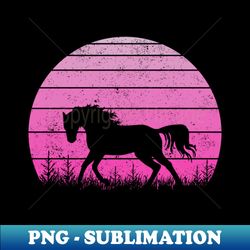 Horse Sunset Horse Lover - Modern Sublimation PNG File - Transform Your Sublimation Creations