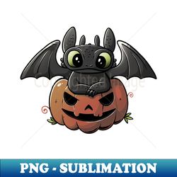 Spooky Dragon Cute Funny Halloween Pumpkin - Trendy Sublimation Digital Download - Stunning Sublimation Graphics
