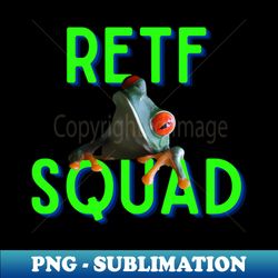 Red-Eyed Tree Frog - RETF Squad - PNG Sublimation Digital Download - Capture Imagination with Every Detail