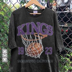 Sacramento Basketball Vintage Shirt, Kings 90s Basketball Graphic Tee Hoodie, Retro For Women And Men Basketball Sweatsh