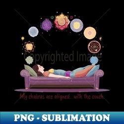 Chakra Alignment - PNG Sublimation Digital Download - Enhance Your Apparel with Stunning Detail