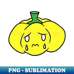 Sad Crying Yellow Bell Pepper - Digital Sublimation Download File - Perfect for Sublimation Art