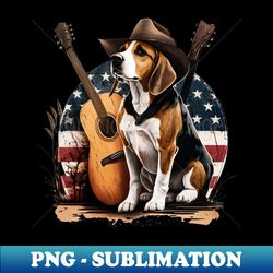 Country Beagle - Modern Sublimation PNG File - Unlock Vibrant Sublimation Designs