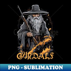 Gundalf the grey Magician - PNG Transparent Digital Download File for Sublimation - Perfect for Personalization
