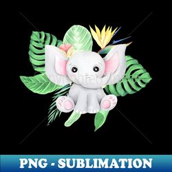 cute baby elephant - premium png sublimation file - revolutionize your designs