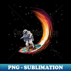 Astronaut Space Surfer - High-Quality PNG Sublimation Download - Perfect for Sublimation Mastery