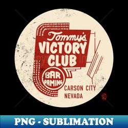 Vintage Victory Club Carson City Nevada - Special Edition Sublimation PNG File - Boost Your Success with this Inspirational PNG Download