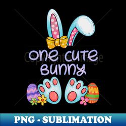 one cute bunny - Modern Sublimation PNG File - Add a Festive Touch to Every Day