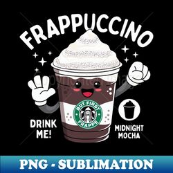 Midnight Mocha Blended Beverage for Coffee lovers - Special Edition Sublimation PNG File - Perfect for Sublimation Art