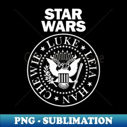 Rock N Roll x Star Wars - PNG Transparent Digital Download File for Sublimation - Enhance Your Apparel with Stunning Detail